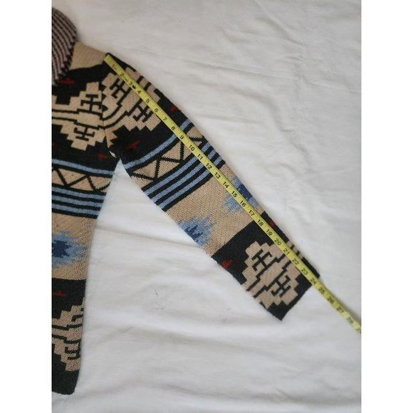 Telluride Clothing Company Women's Fair Isle Open Front Jacket Cardigan Medium - Picture 9 of 10